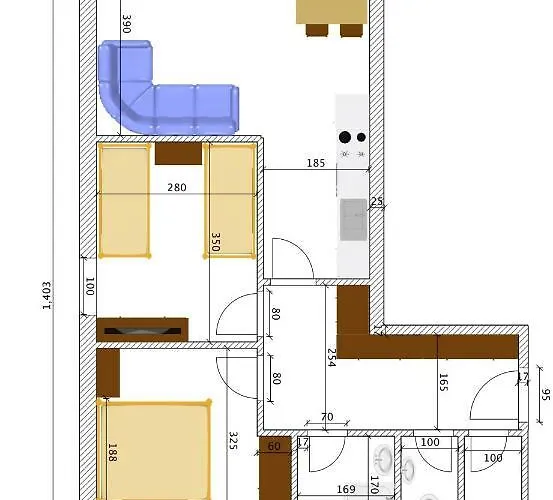 Daire Apartmanovy Dom Poludnica I., Chopok Juh, Jasna